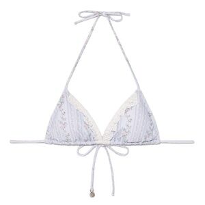 [NWT] Glowny Frill Bikini Top in Sky Bloom (S)